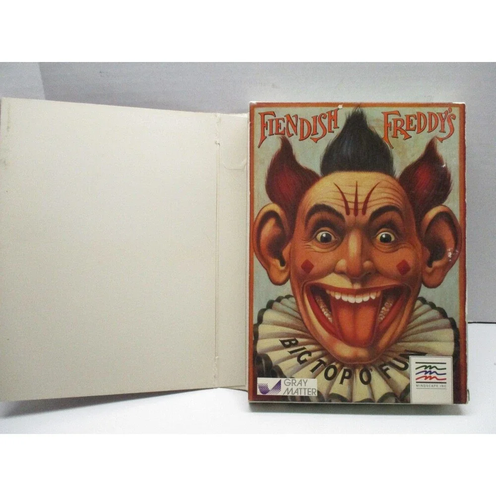 COMMODORE AMIGA FIENDISH FREDDY'S BIG TOP O FUN BIG BOX 3.5